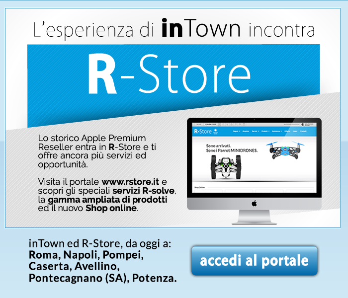 inTown incontra R-Store - Accedi al nuovo portale